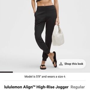 lululemon athletica Black Align High-Rise Jogger